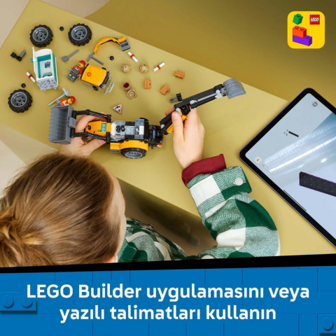 LEGO® City Sarı Kazıcı Yükleyici 60480