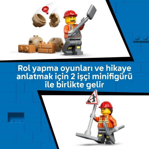 LEGO® City Sarı Kazıcı Yükleyici 60480
