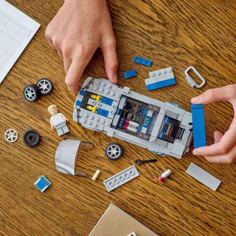 LEGO® Speed Champions Daha Hızlı Daha Öfkeli Nissan Skyline GT-R (R34) 76917 - 9 Yaş ve Üzeri Çocuklar için Yarış Arabası Modeli İçeren Koleksiyonluk ve Sergilenebilir Yaratıcı Oyuncak Model Yapım Seti (319 Parça) 4