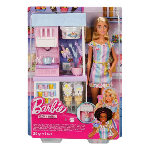 Barbie Dondurma Dükkanı Oyun Seti HCN46