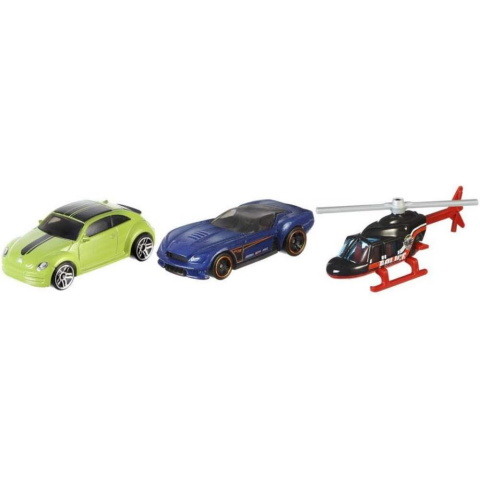 Hot Wheels 3 Lü Araba Seti K5904
