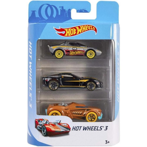 Hot Wheels 3 Lü Araba Seti K5904