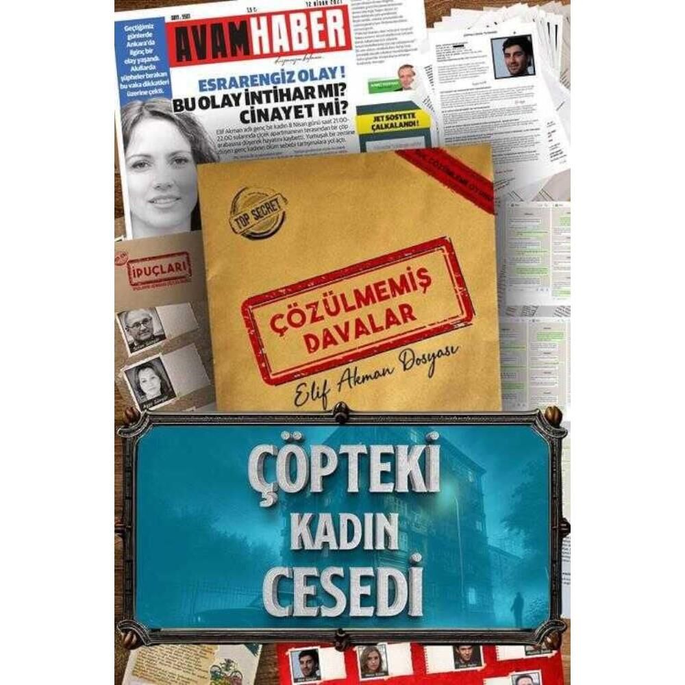 Çözülmemiş Davalar Çöpteki Kadın Cesedi Dedektif Oyunu