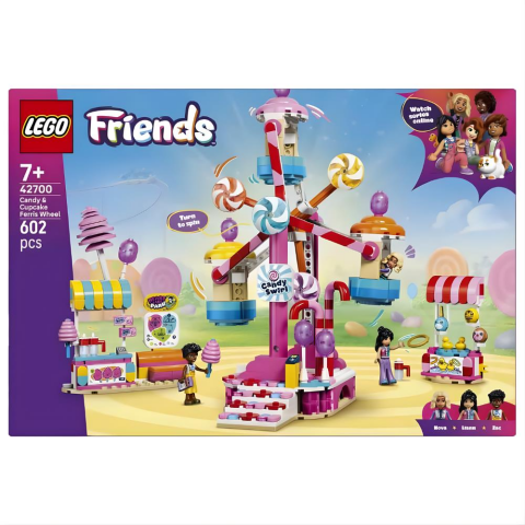 42700 LEGO® Friends Şeker ve Kapkek Dönme Dolabı Yapım Seti