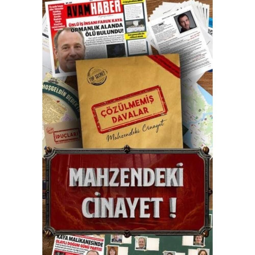 Çözülmemiş Davalar Mahzendeki Cinayet Dedektif Oyunu