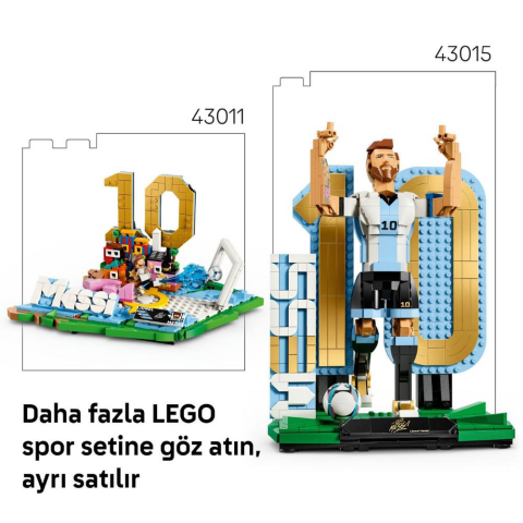 LEGO® Editions Lionel Messi – Kutlama Yapım Seti 43018