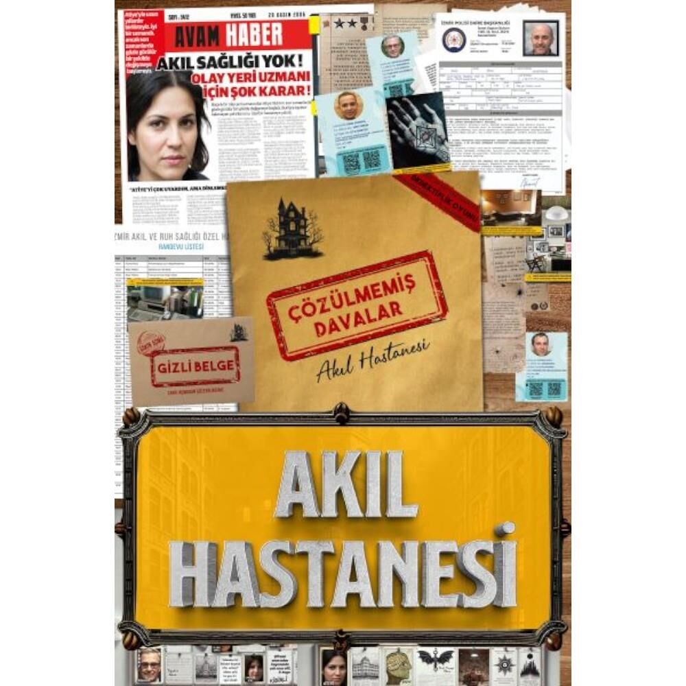 Çözülmemiş Davalar Akıl Hastanesi Dedektif Oyunu