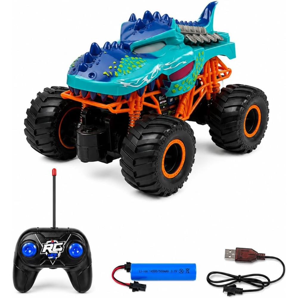 Pasifik Off-Road Canavar Kamyon - Uzaktan Kumandalı Canavar Arazi Aracı, 1:18 Ölçek, Şarjlı Batarya, R/C F/F