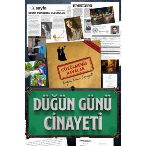 Çözülmemiş Davalar Düğün Günü Cinayeti Dedektif Oyunu