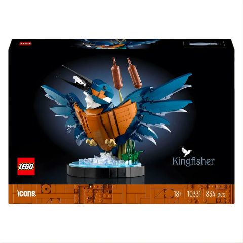 LEGO Icons Yalıçapkını Kuşu 10331 - Kuş Sever Yetişkinler için Koleksiyonluk, Sergilenebilir Yaratıcı Model Yapım Seti (834 Parça)