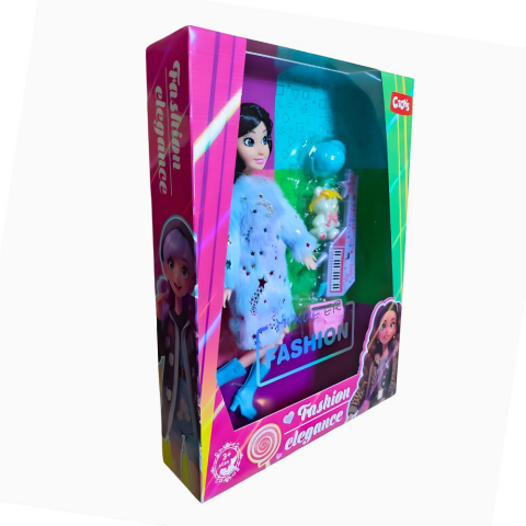 Moda Aksesuarlı Oyuncak Bebek 11,5 İnç