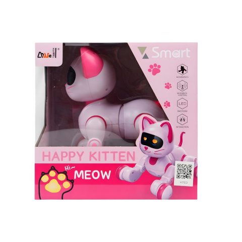 Uzaktan Kumandalı Şarjlı Akıllı Robot Kedi