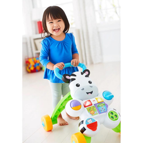 Fisher-Price Melodili Zebra Yürüteç Yürüme Yardımcısı DLD80