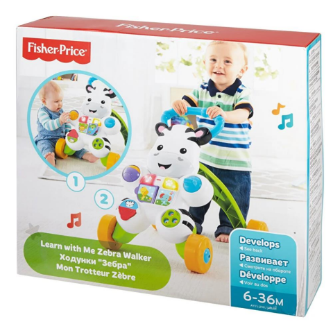 Fisher-Price Melodili Zebra Yürüteç Yürüme Yardımcısı DLD80