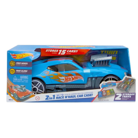 Hot Wheels 2'si 1 Arada Race 'N Haul Araba Saklama Kutusu