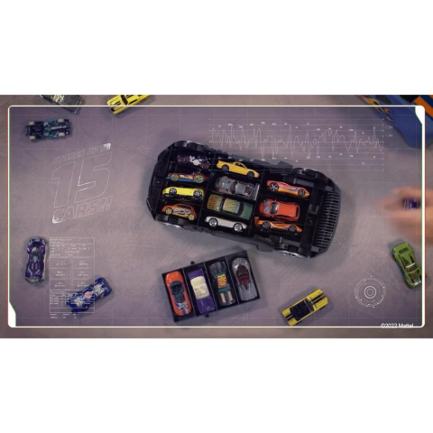 Hot Wheels 2'si 1 Arada Race 'N Haul Araba Saklama Kutusu