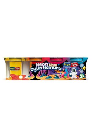 Play Toys Neon Simli Oyun Hamuru 4 Renk