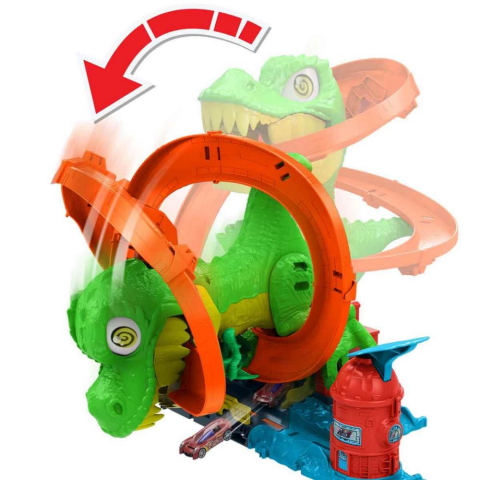 HW City T-Rex vs Fire Station