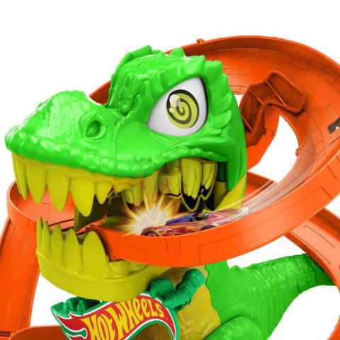 HW City T-Rex vs Fire Station