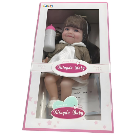 30 Cm Yeni Doğmuş Bebek, Yüksek Gerçeklikte, Tüm Vücut Yumuşak Jelden, Aksesuarlı