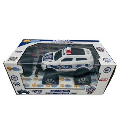 Uzaktan Kumandalı 2 Fonksiyonlu Kasırga Polis Jeep