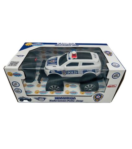 Uzaktan Kumandalı 2 Fonksiyonlu Kasırga Polis Jeep