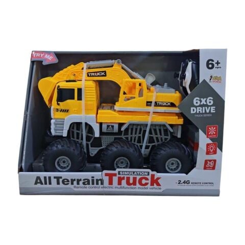 6x6 Şarjlı İş Makinesi Uzaktan Kumandalı