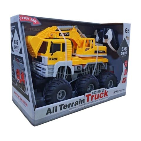 6x6 Şarjlı İş Makinesi Uzaktan Kumandalı