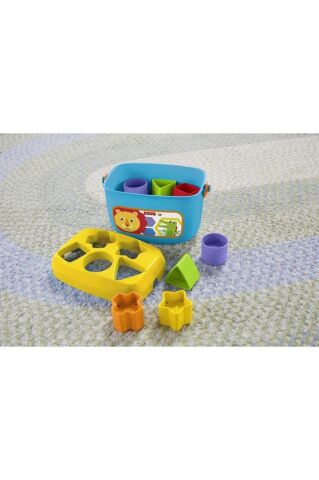 Fisher-Price Renkli Bloklar - Kova ve 10 Adet Blok Yerleştirme Oyunu FFC84