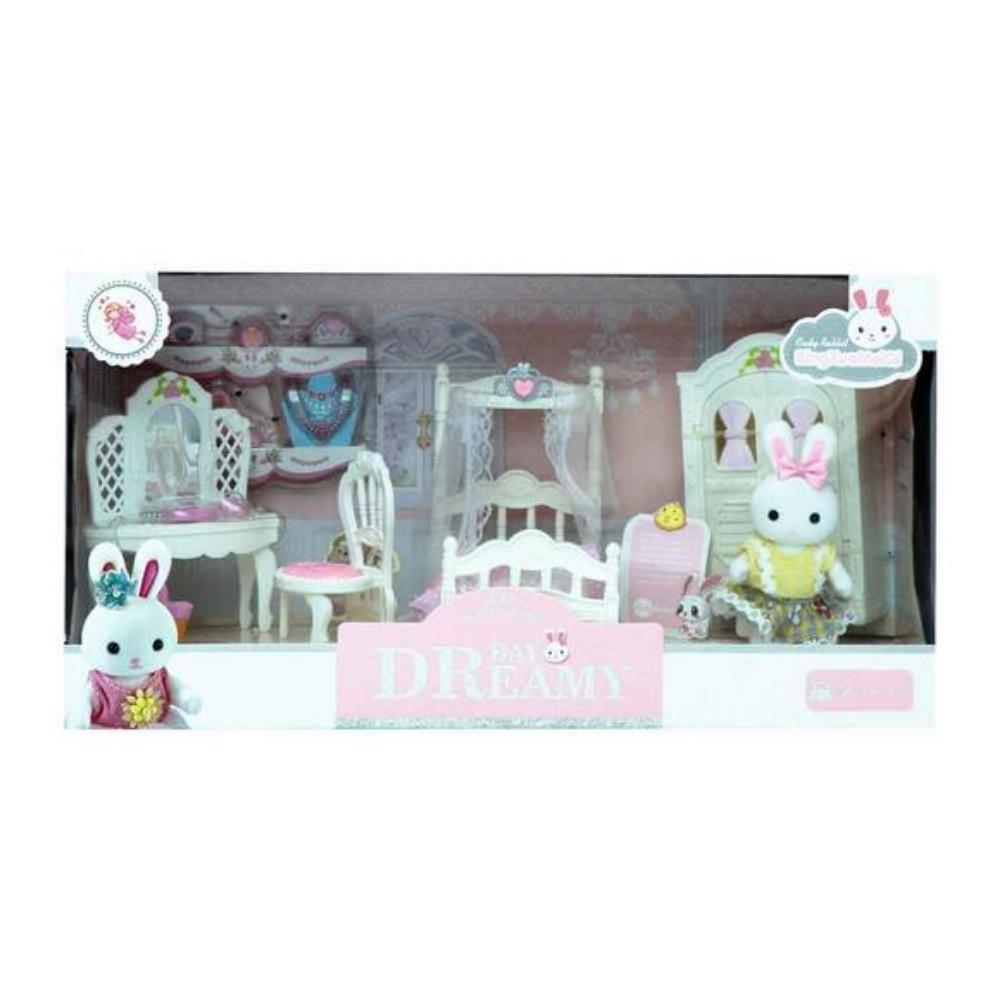 Bay Dreamy Mini Tavşan Büyük Yatak Odası Oyun Seti 6616