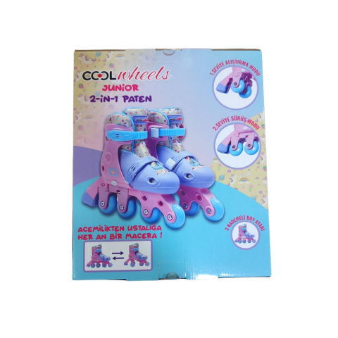 Cool Wheels Junior 2 in 1 Paten Pembe/XS 27-30 FR38866 XS