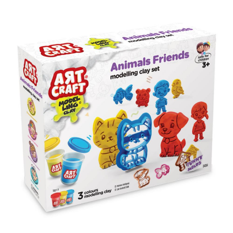 Art Craft Hayvan Dostları Hamur Set 168 Gr