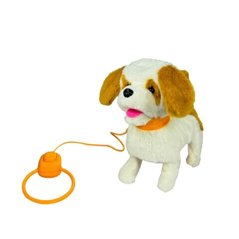 Peluş Tasmalı Yürüyen Köpek
