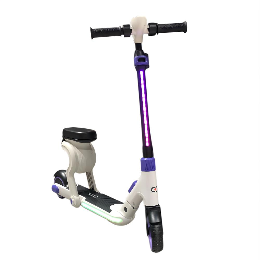 Cool Wheels S-Click Oturaklı Elektrikli Scooter Mor