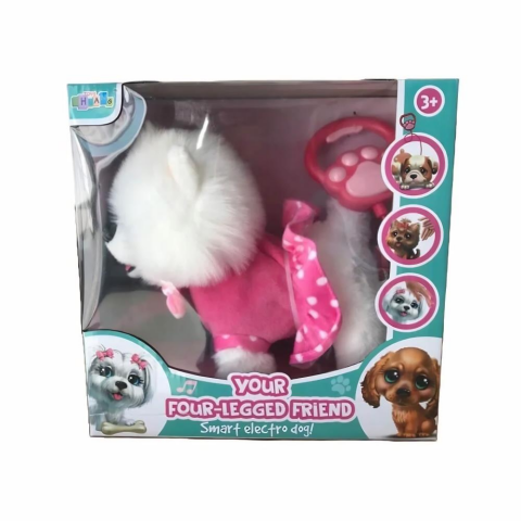 Oyuncak Kumandalı Peluş Köpek CL1732A-W