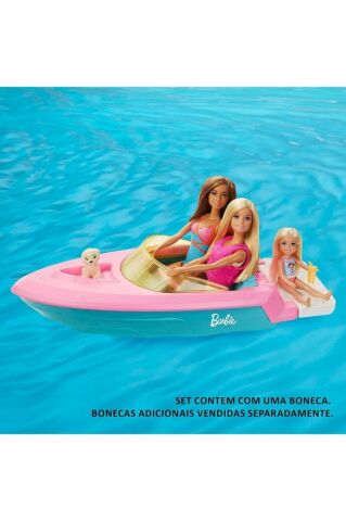 Barbie Bebek Ve Teknesi Oyun Seti Grg30