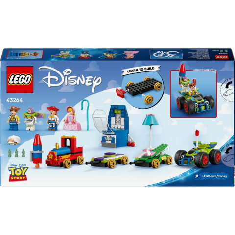 LEGO® ǀ Disney ve Pixar Oyuncak Hikayesi Kutlama Treni ve RC Araba Oyun Seti 43264