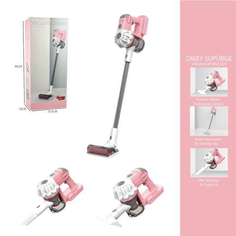 Dikey Elektrik Süpürgesi Pembe