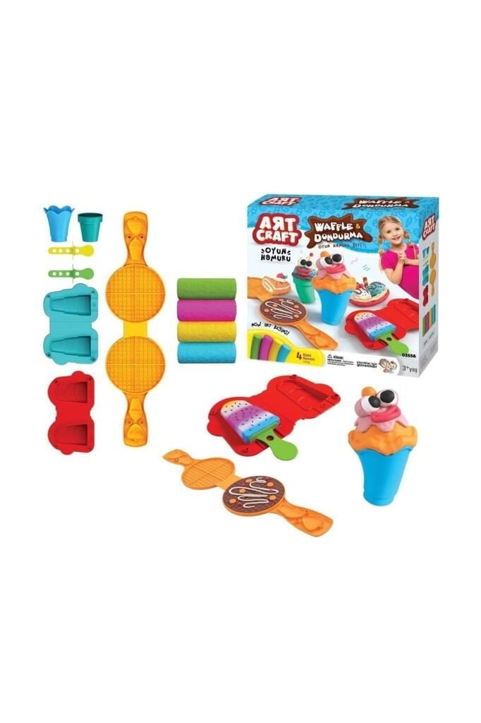 Waffle Dondurma Hamur Set 200 Gr / +3 Yaş