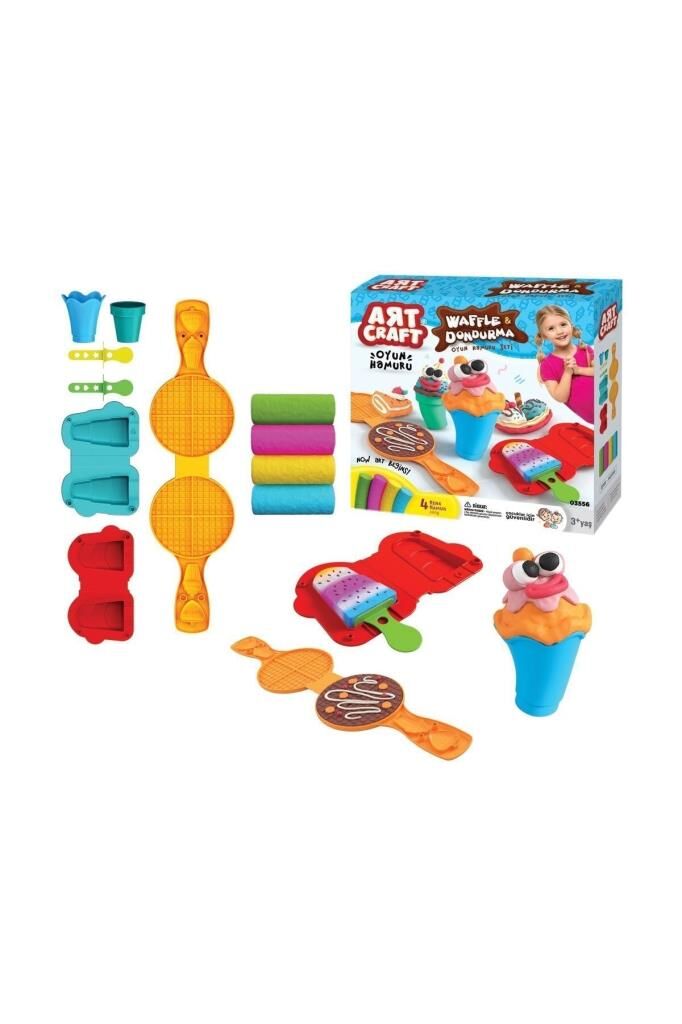 Waffle Dondurma Hamur Set 200 Gr / +3 Yaş