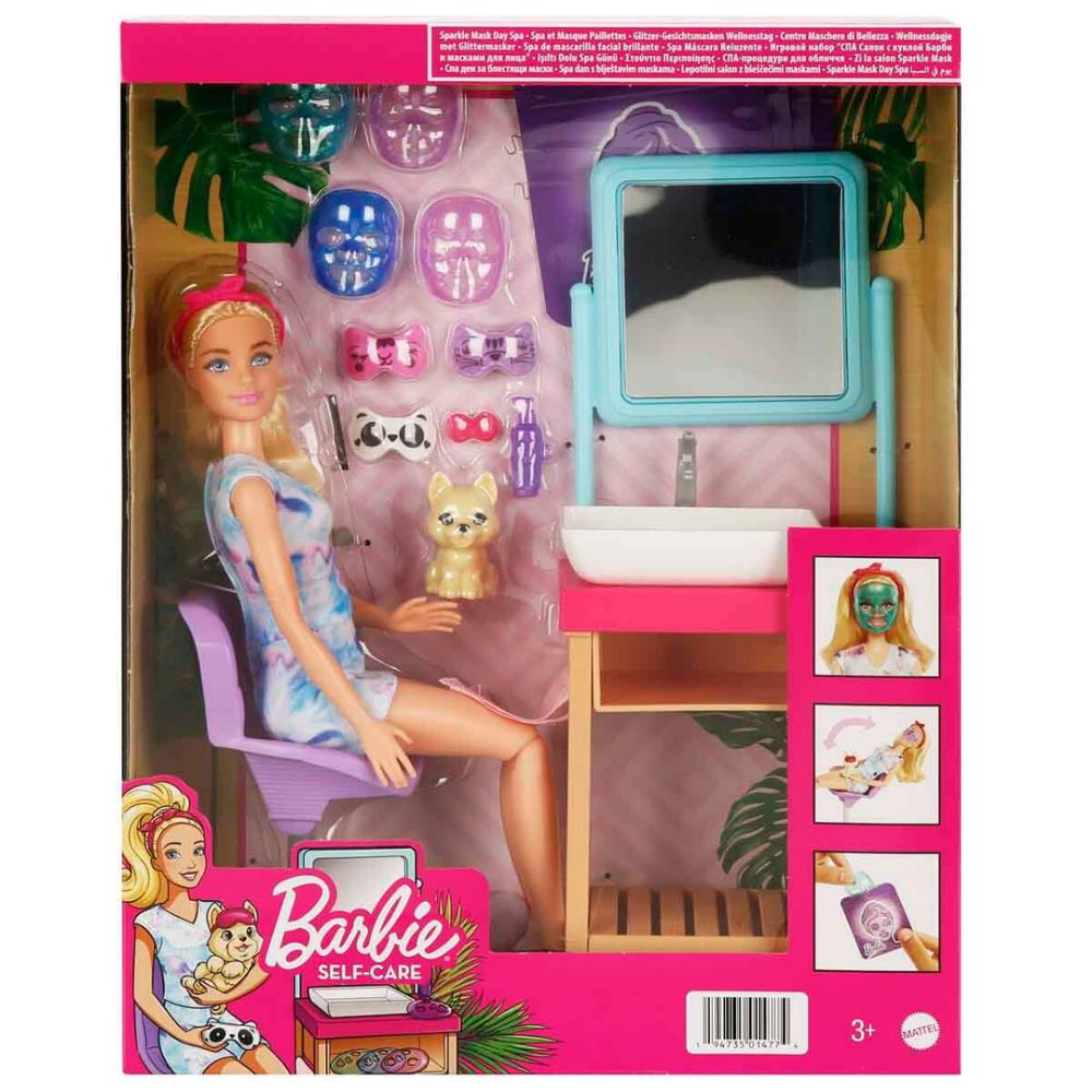 Barbie Işıltı Dolu Spa Günü Oyun Seti HCM82