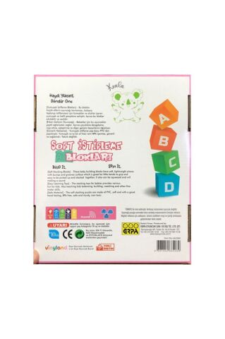 Vinyland Soft İstifleme Aktivite Kuleleri ve 2 Karakterli Oyuncak