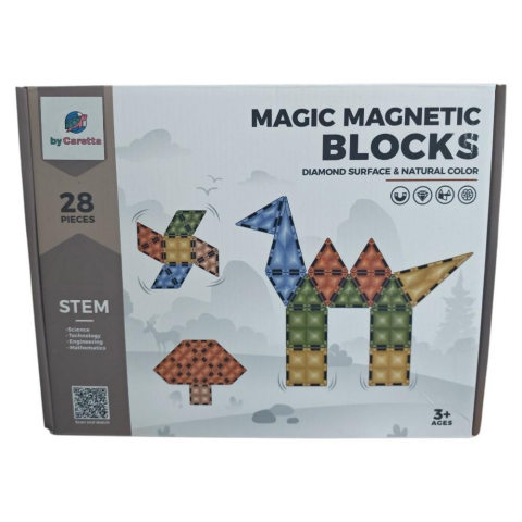 Manyetik Bloklar Magnet 28 Parça