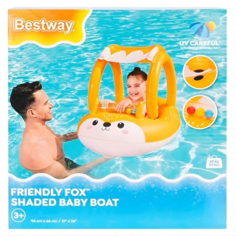 Bestway® 34168 Friendly Fox™ Gölgelikli Mini Çocuk Botu