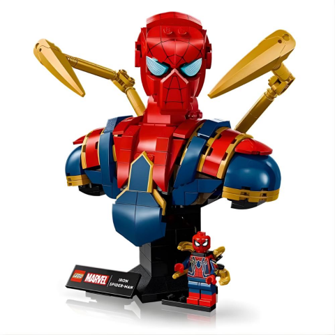 LEGO Marvel Iron Örümcek Adam Büstü 76326