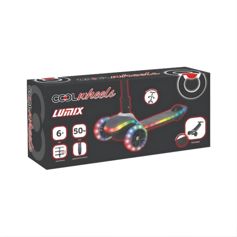 Lumix Yanları Işıklı Katlanabilir Çocuk Scooter