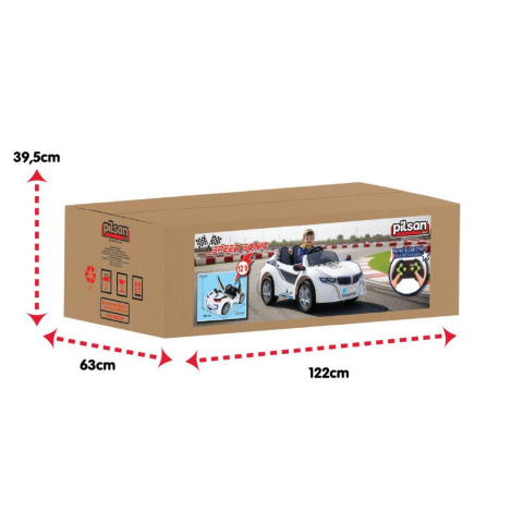 Speedsonic 12V Uzaktan Kumandalı Akülü Araba Sarı(05 293)