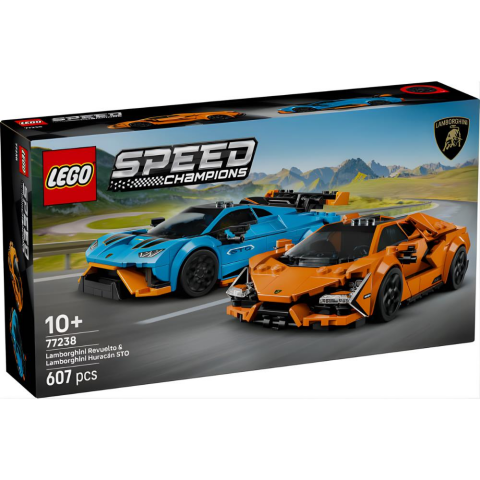 77238 LEGO® Speed Champions Lamborghini Revuelto ve Huracán STO
