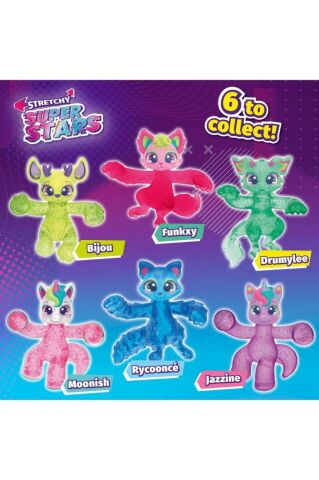 Superstars Flashy Green Drumylee Stretchy Figür