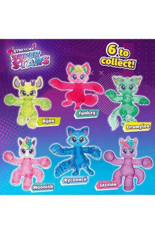 Superstars Flashy Green Drumylee Stretchy Figür